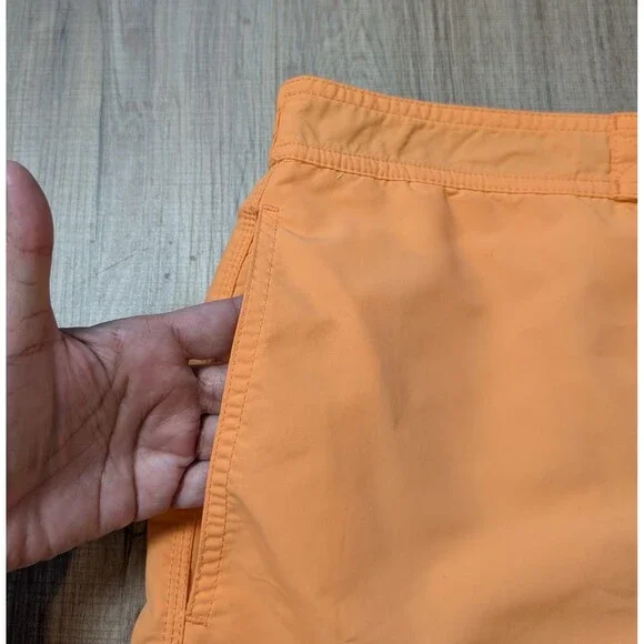 Polo Ralph Lauren Size XL Cargo Swim Trunks Board Shorts Orange Pony Preppy - Picture 5 of 12